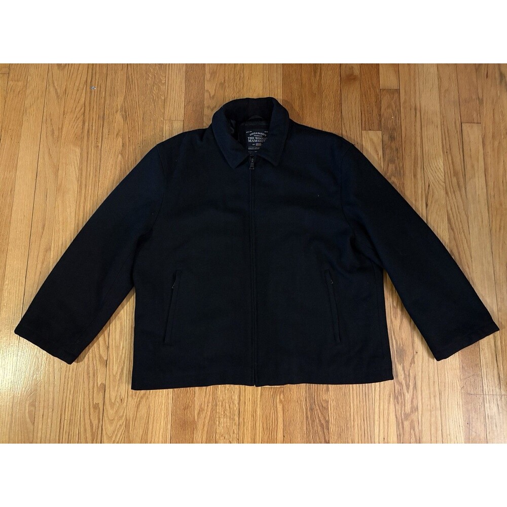 Steve & Barry's Black Wool Blend Men's Jacket XXL Vintage